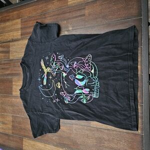 Kids Black Graphic T-Shirt